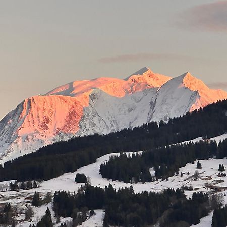 Chalet A Megeve-Vauvray - Grands Appartements , Vue Mont Blanc Demi-Quartier 외부 사진