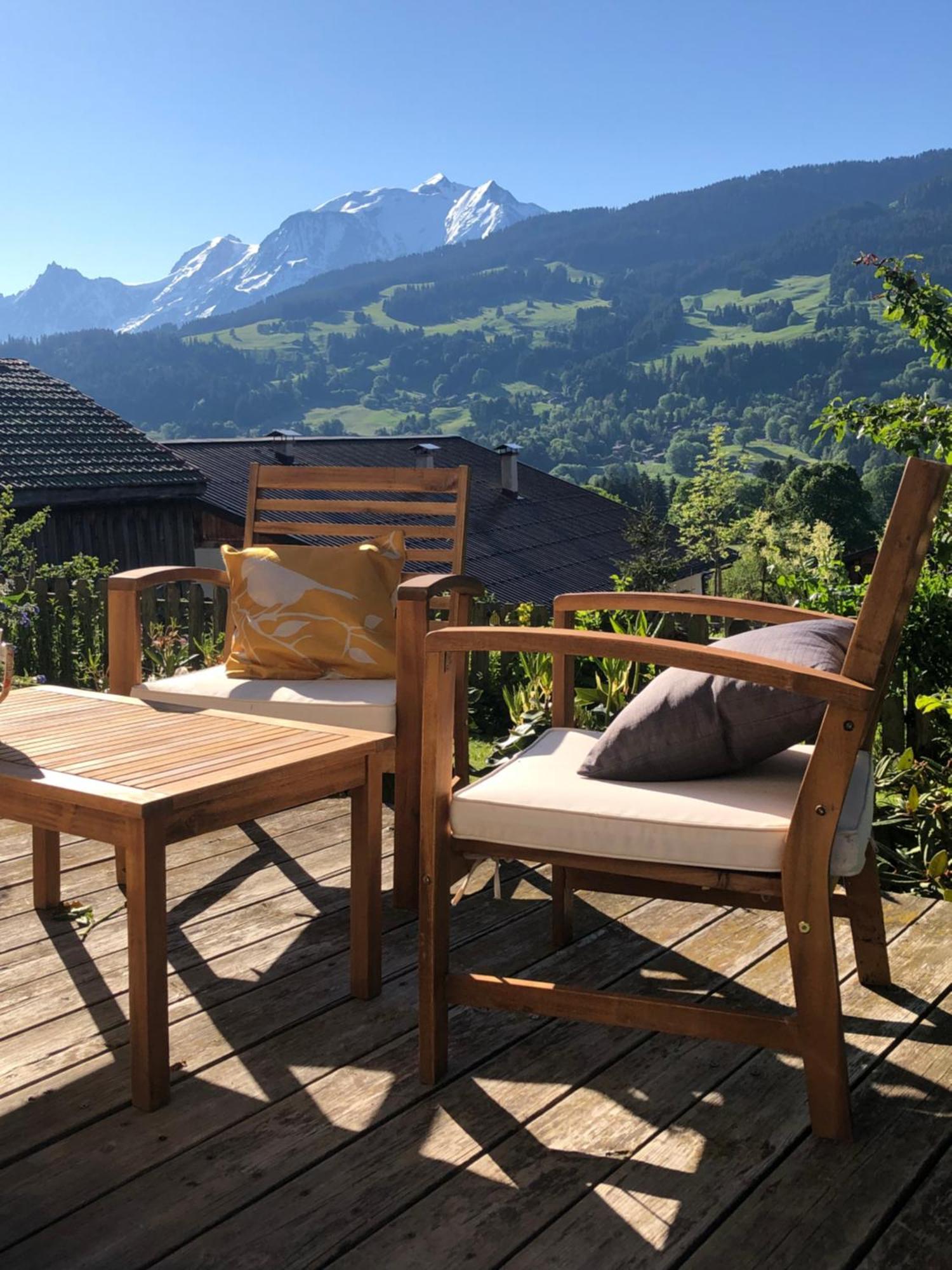Chalet A Megeve-Vauvray - Grands Appartements , Vue Mont Blanc Demi-Quartier 외부 사진