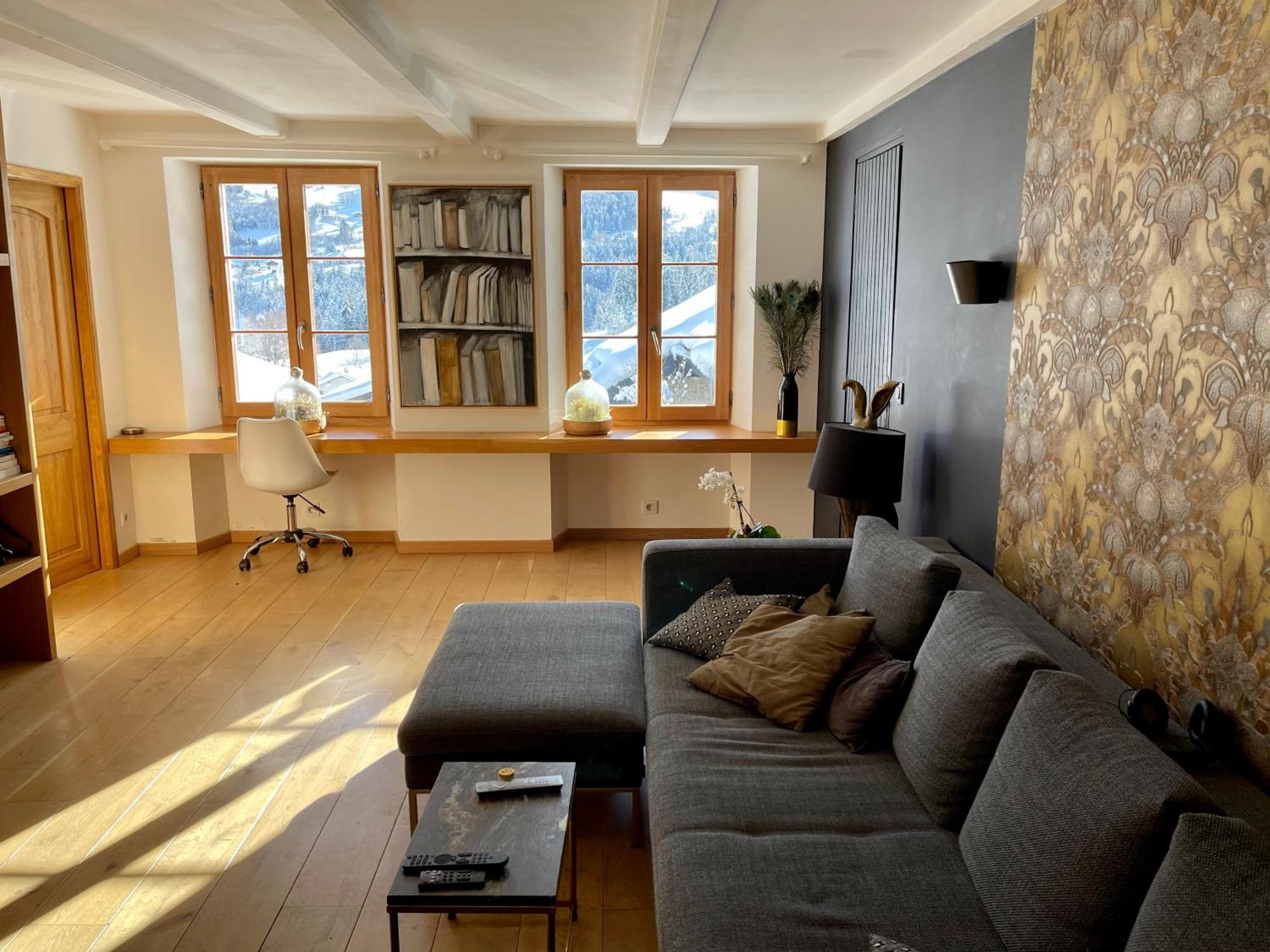 Chalet A Megeve-Vauvray - Grands Appartements , Vue Mont Blanc Demi-Quartier 외부 사진